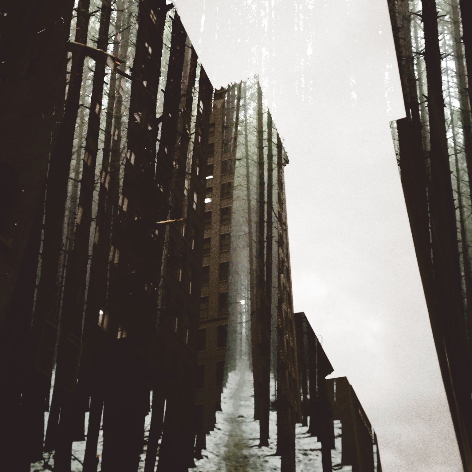 Michigan St double exposure