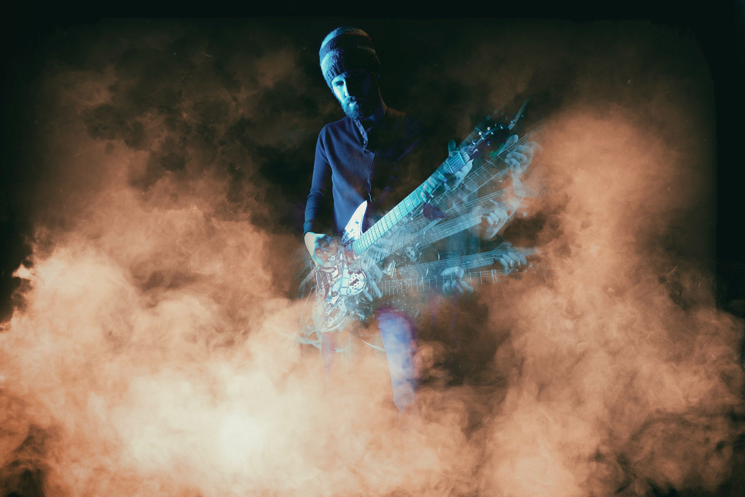 Guitar Multiple Exposure