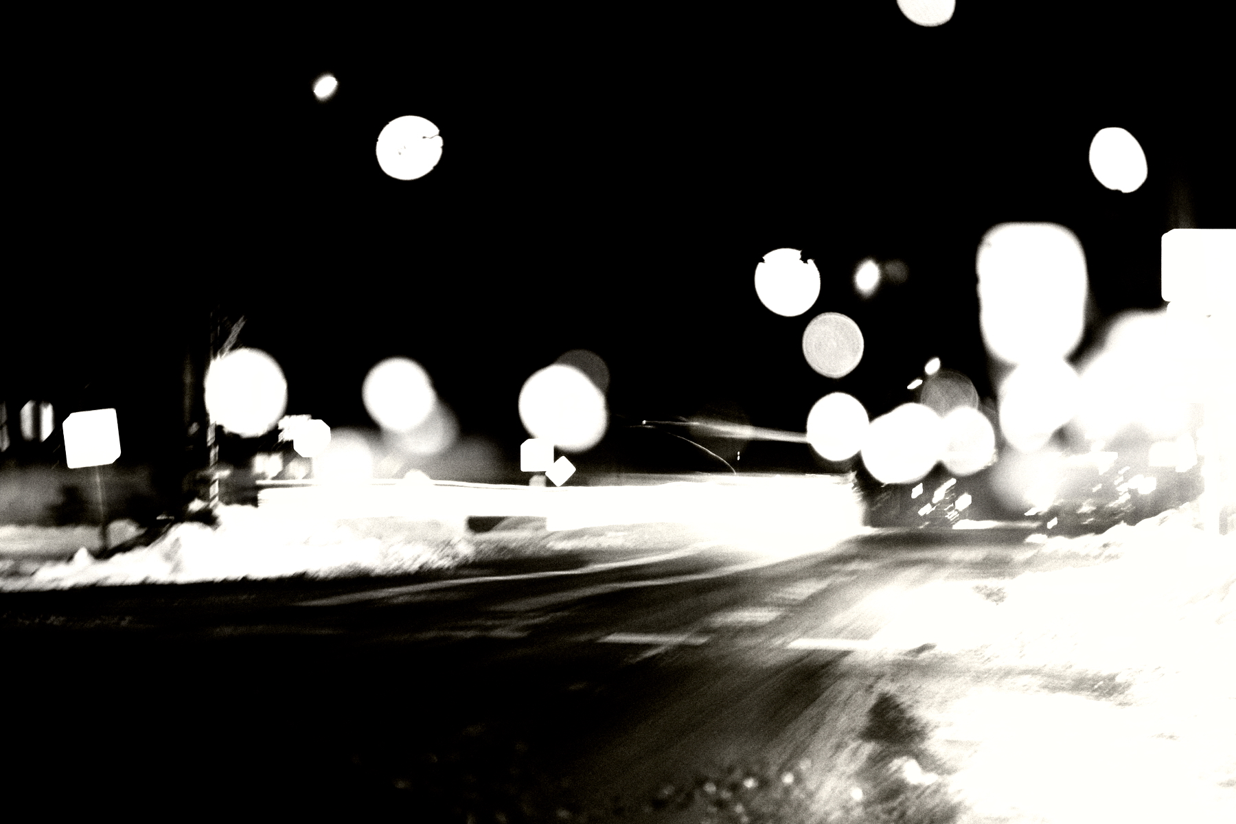 Multiple long exposures at night