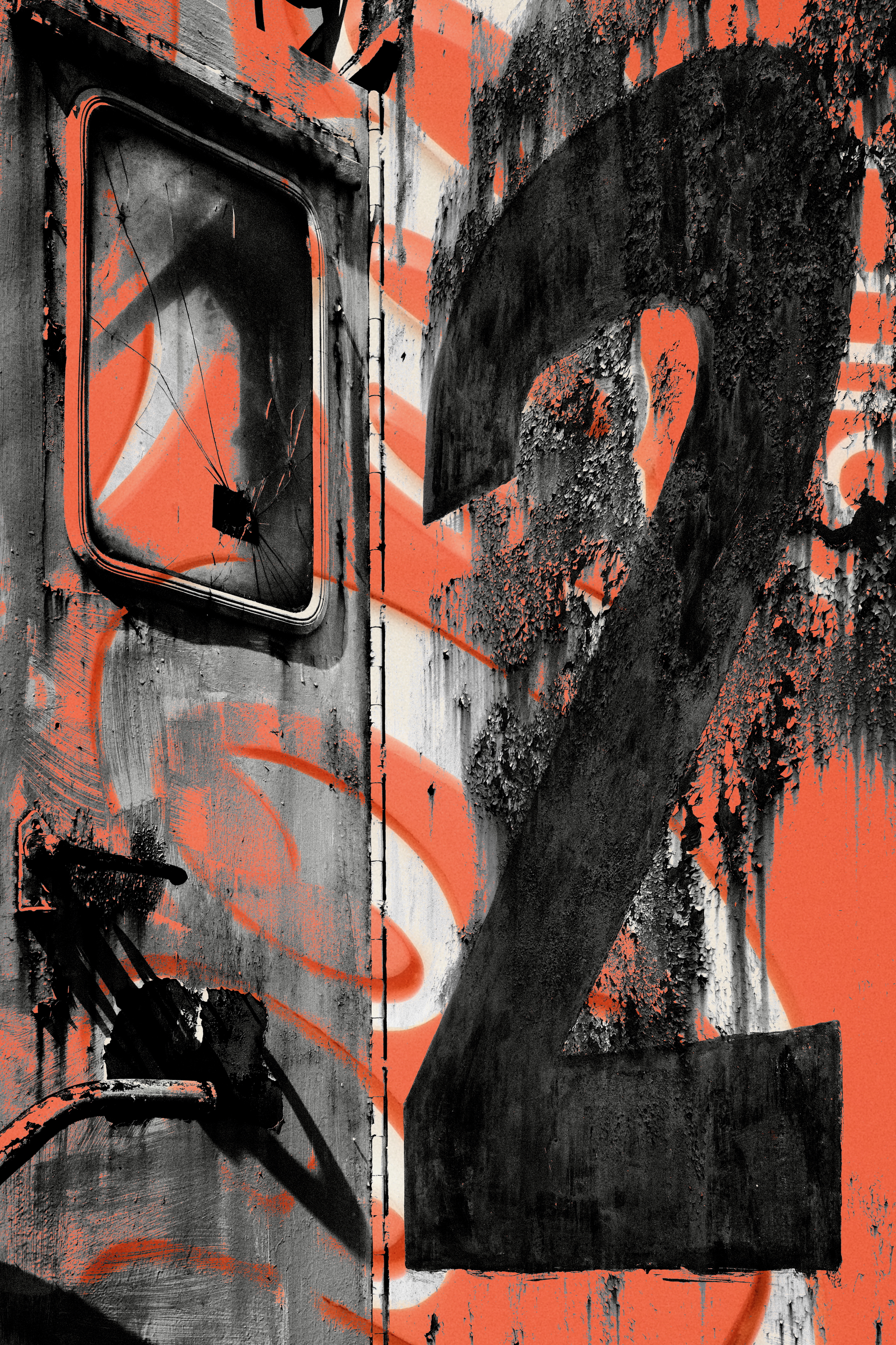 Rusty machinery and Coke overlay