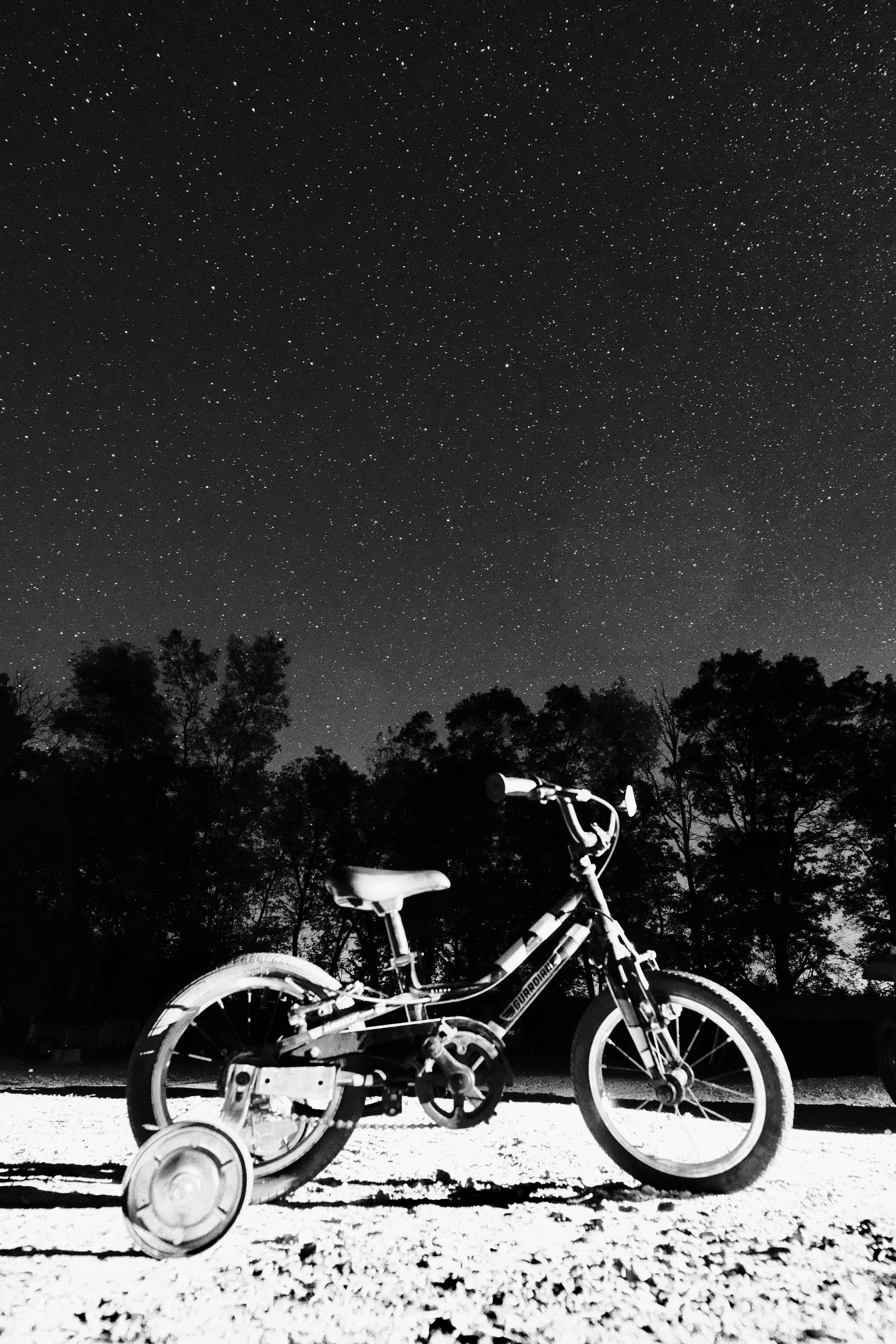 Bike and Night Sky