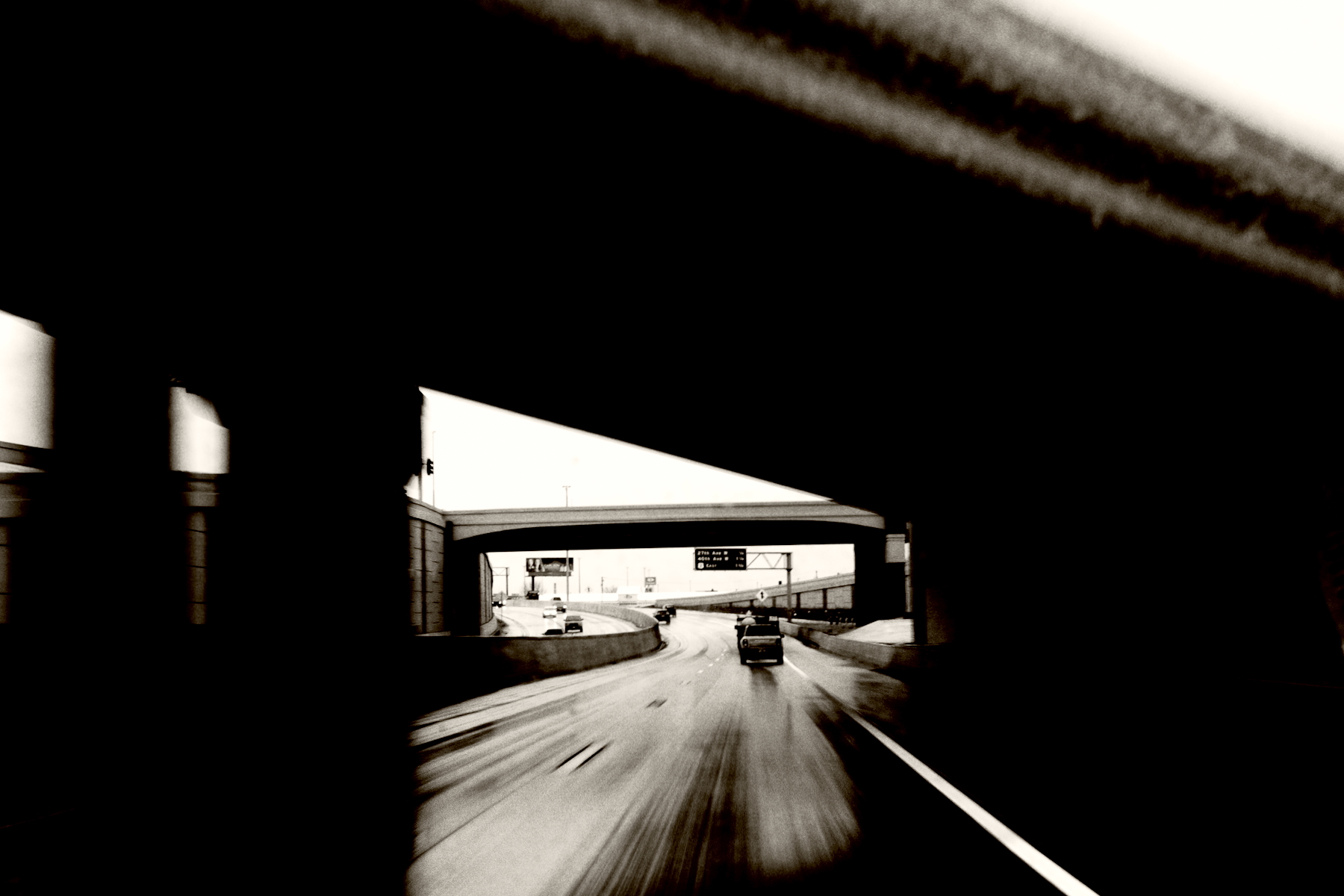 Riding on the freeway