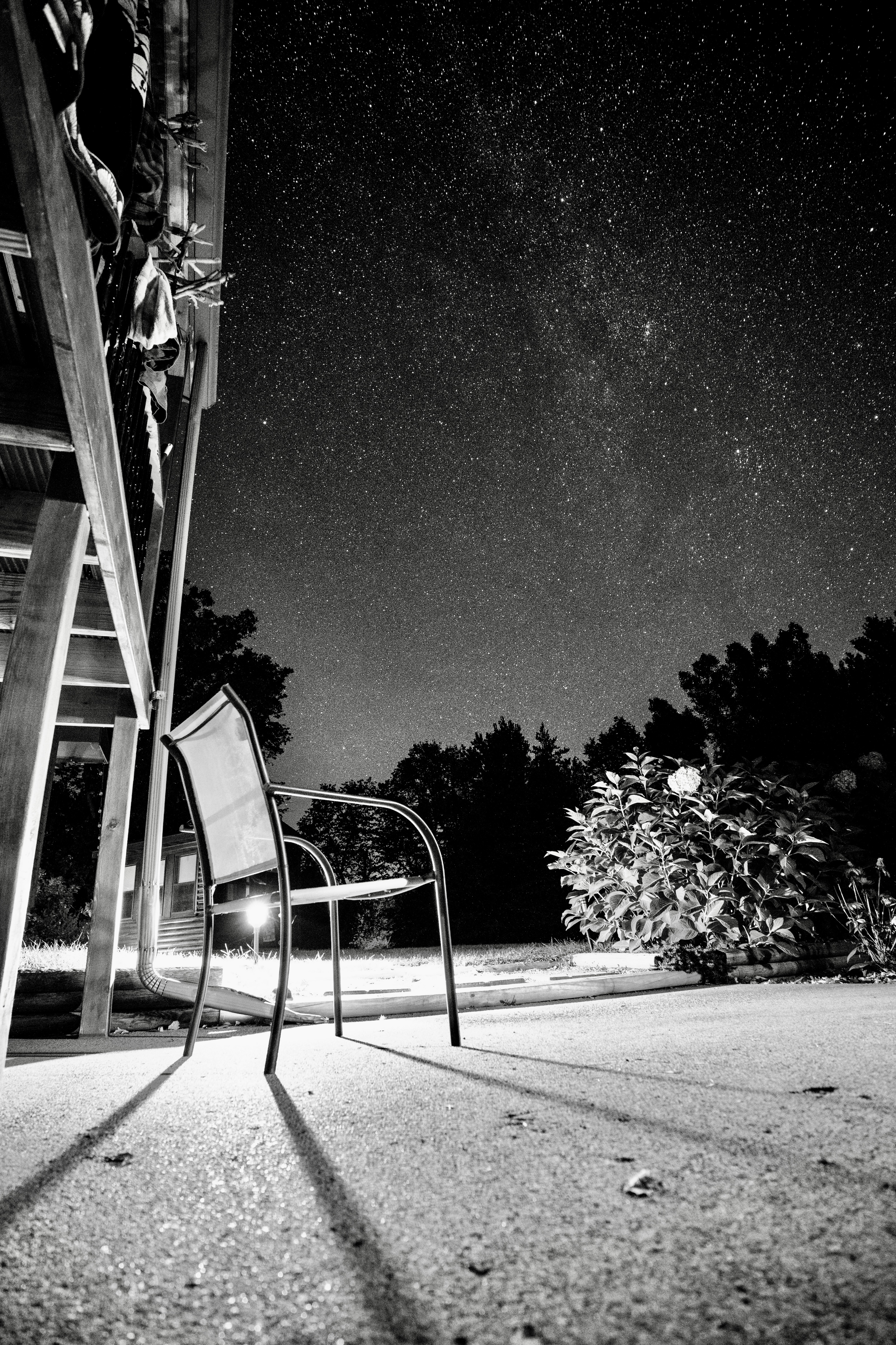 Chair and Night Sky