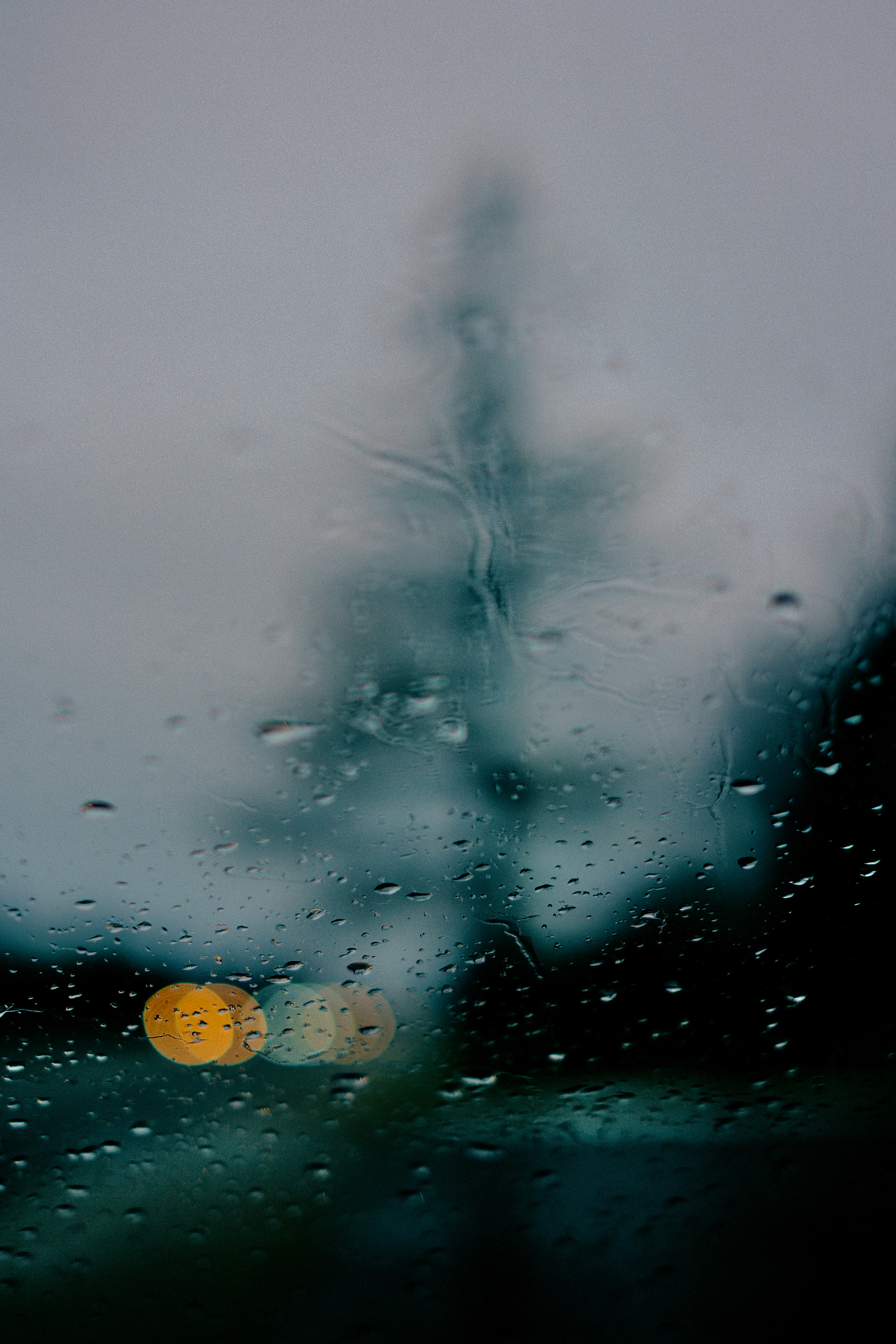 Blurred Trees and Road